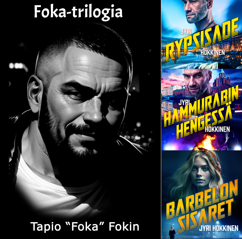 Kirjailija Jyri Hokkinen: Foka-trilogia - esittelykuva